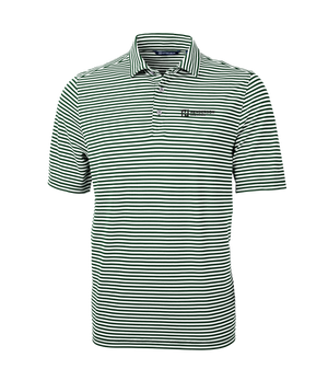 Cutter & Buck Virtue Eco Pique Stripe Recycled Mens Polo