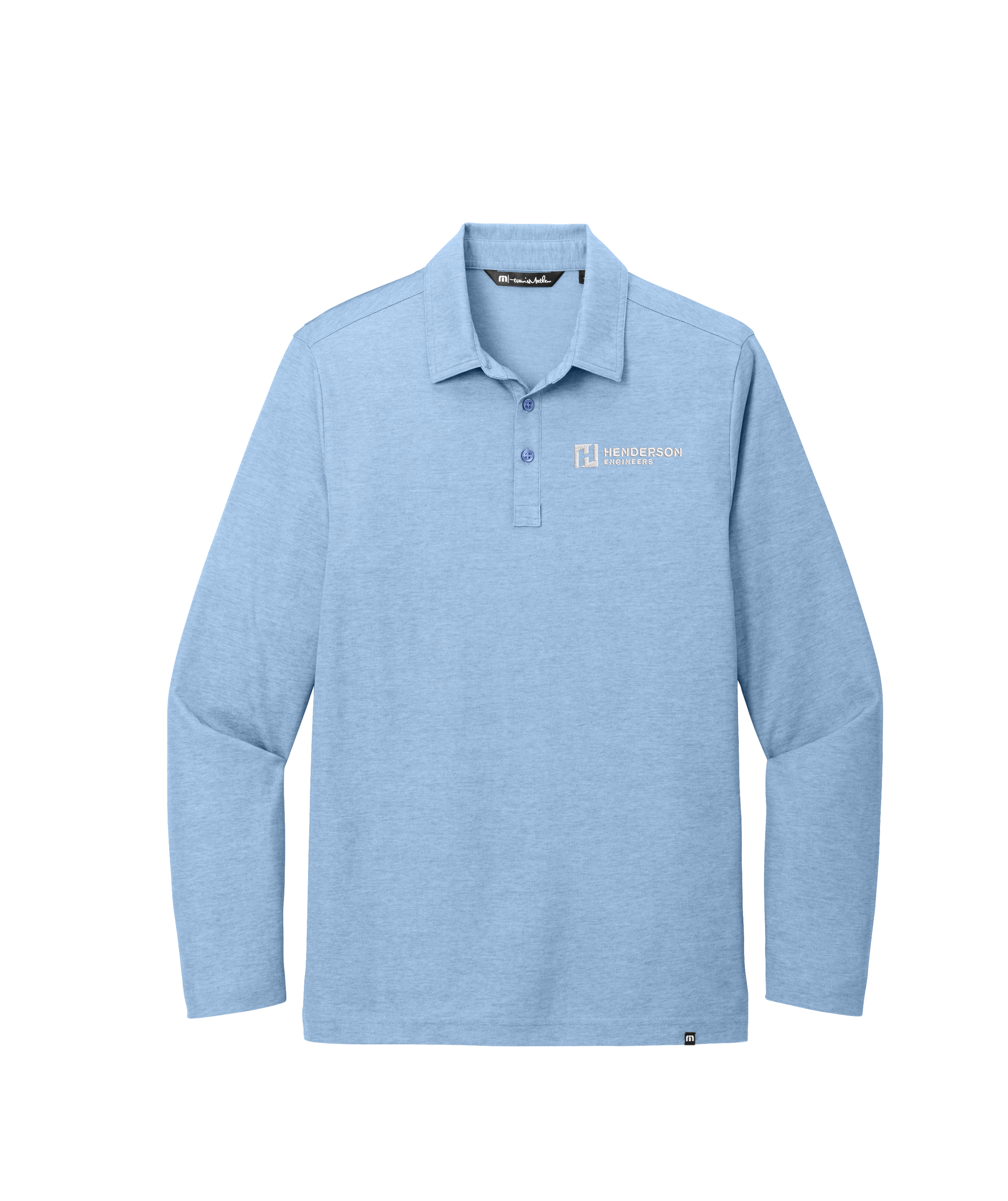 TravisMathew Oceanside Heather Long Sleeve Polo