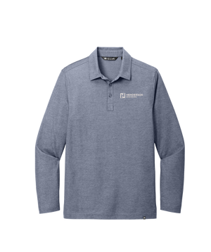 TravisMathew Oceanside Heather Long Sleeve Polo