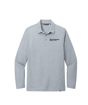 TravisMathew Oceanside Heather Long Sleeve Polo